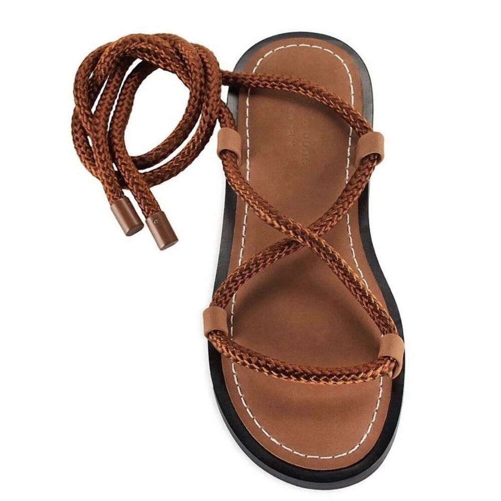 rag & bone Infinity Brown Sandal Leather and Nylon Women's Size 8 US NEW - Picture 15 of 16